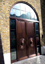 Private Residential - Curved Head Bronze Door Frame