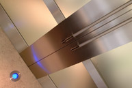 Netexis Banque - Satin Stainless Steel & Glass Screen